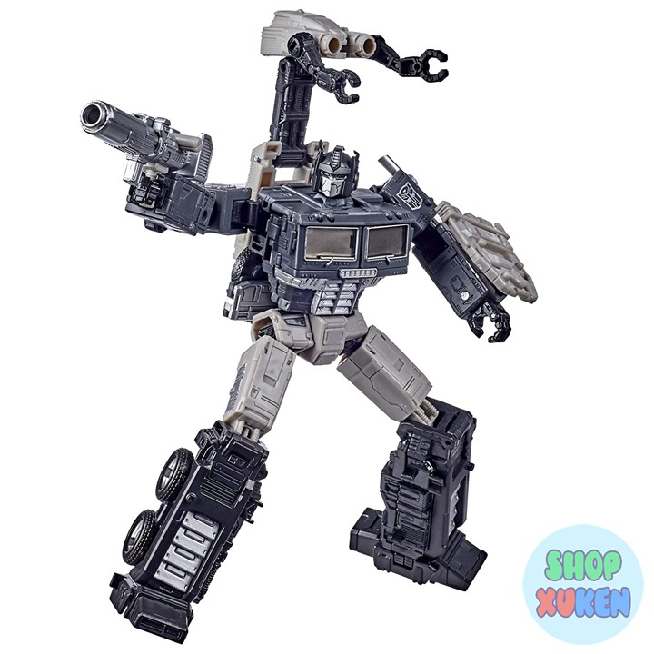 Alternate Universe OPTIMUS PRIME Robot biến hình Transformers Earthrise Leader Class - Mô Hình Đồ Chơi Optimus Prime Xám