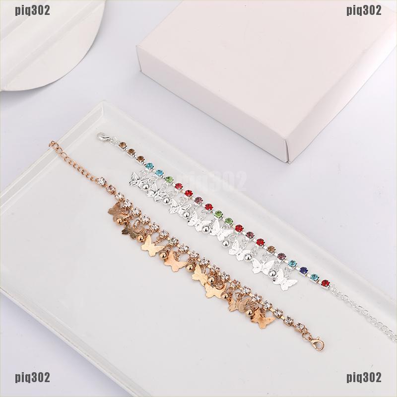 Lắc Chân Phối Mặt Hình Bướm Xinh Xắn Piq302 | BigBuy360 - bigbuy360.vn