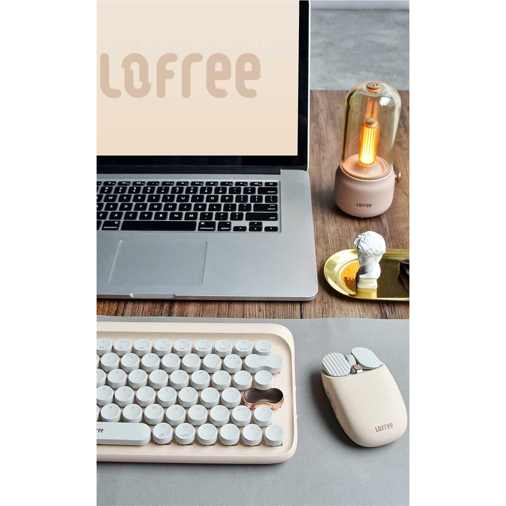 [Mã SKAMSALE03 giảm 10% đơn 200k] TRỌN BỘ 7 MÓN LOFREE MILK TEA (Bộ bàn phím, chuột, quạt, đèn,...)