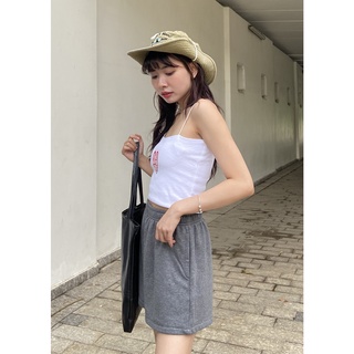Quần short nỉ chân cua cotton cạp chun BASIC SHORT PANTS