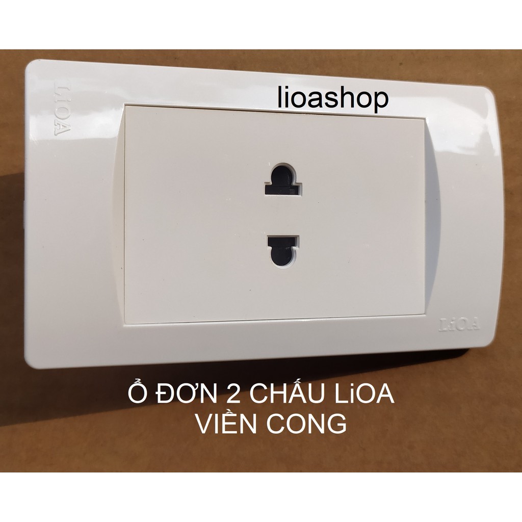 Ổ ĐƠN 2 CHẤU  CHỮ NHẬT LiOA.