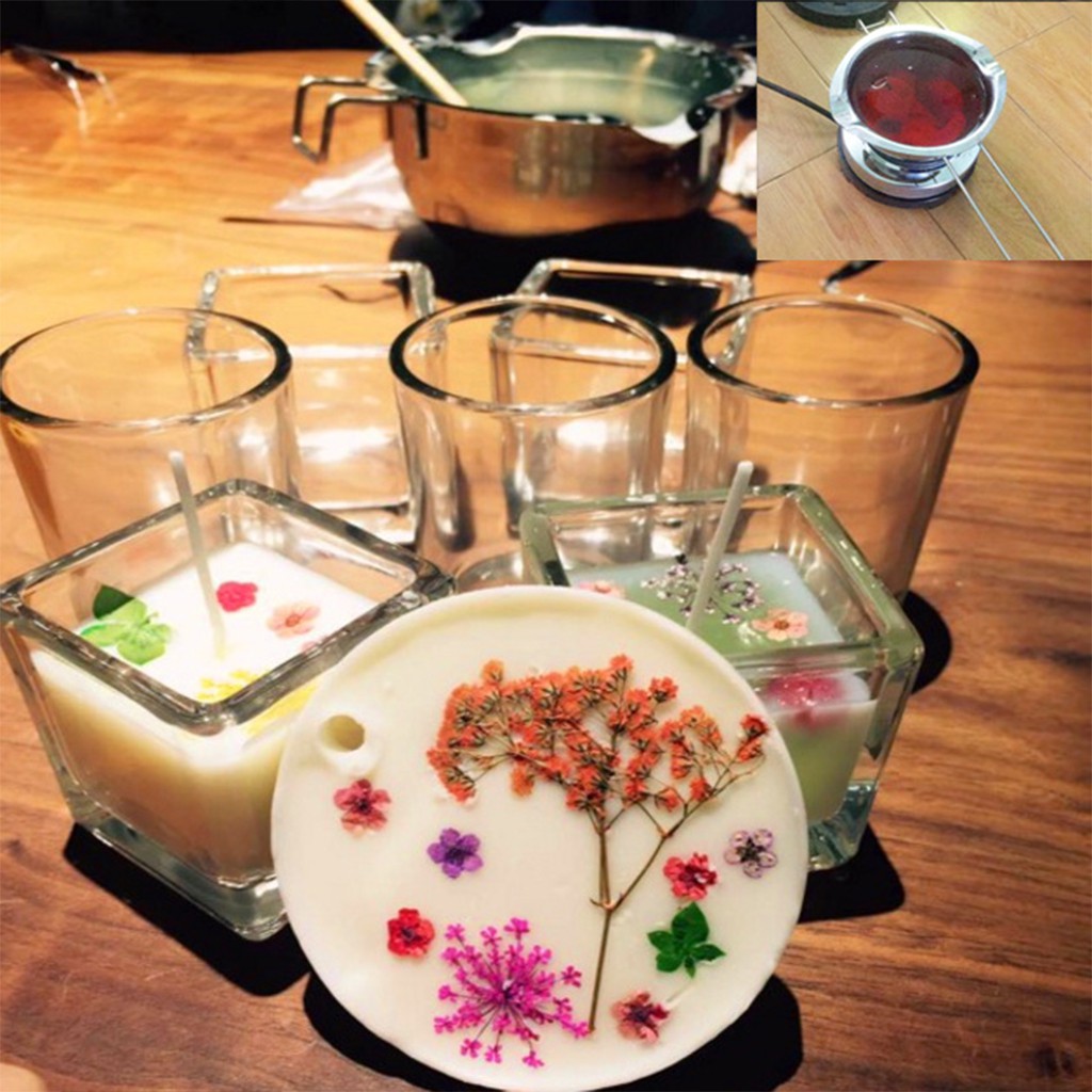 Long Handle Stainless Steel Candle Wax Melting Pot for Candles Soap Making