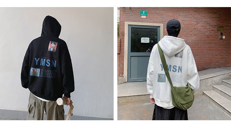 Áo Hoodie Dáng Rộng Thiết Kế Giản Dị Dành Cho Cặp Đôi | BigBuy360 - bigbuy360.vn