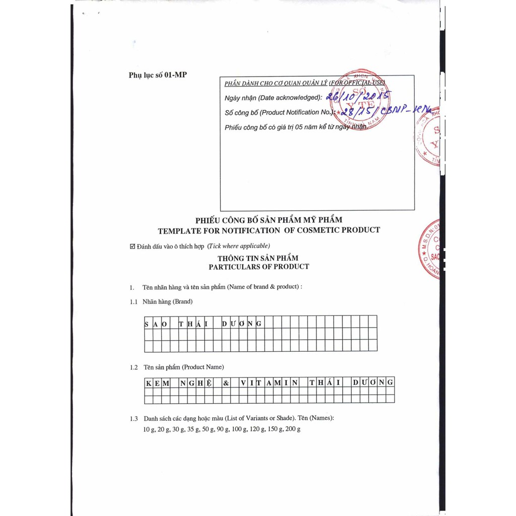 Kem Nghệ Thái Dương Nano Bạc 20gr | BigBuy360 - bigbuy360.vn