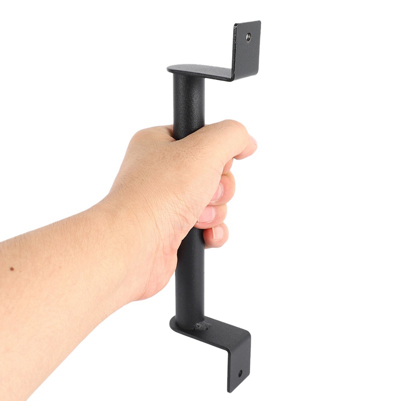 Set 2 Tay Nắm Cửa Trượt Bằng Thép Carbon Màu Đen