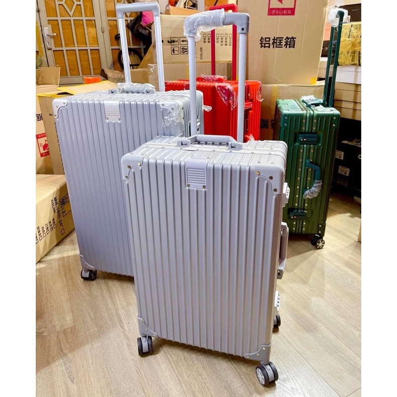 Vali KHUNG NHÔM CHỐNG BỂ VỠ- CHỐNG RẠCH MÓC- CHỐNG XƯỚC hành lý du lịch xách tay máy bay khóa sập TSA