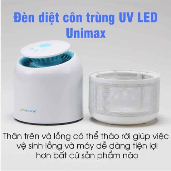 [HÀNG MỚI NHẤT] Đèn diệt mu[HÀNG MỚI Nỗi côn trùng UNIMAX- UMB-501W (Hàn Quốc) đèn bắ muỗi tốt nhất, đèn bắt muỗi giá rẻ