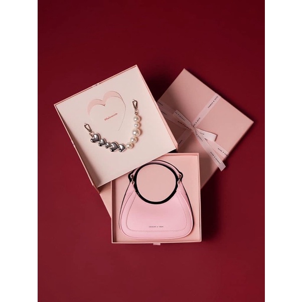 Túi xách hồng mini làm set quà tặng