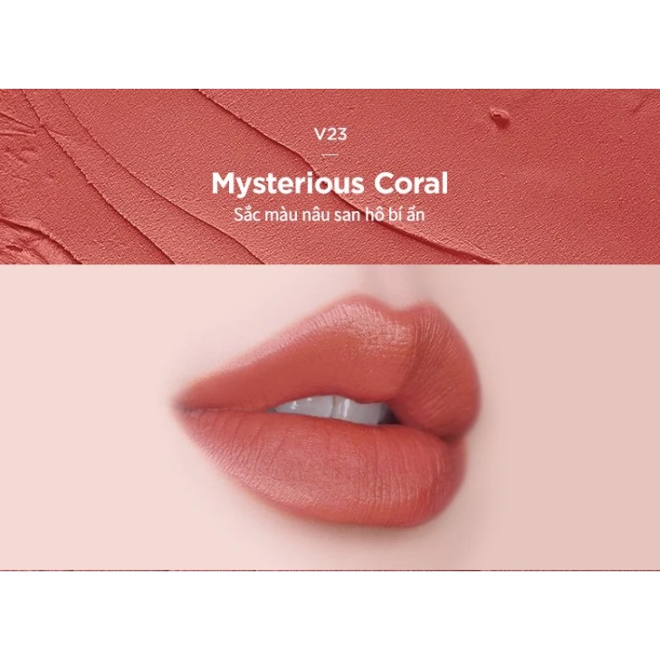 Son Kem Lì Merzy vỏ đen Noir In the Velvet Tint V23, V24, V25, V26, V27, V28 | BigBuy360 - bigbuy360.vn