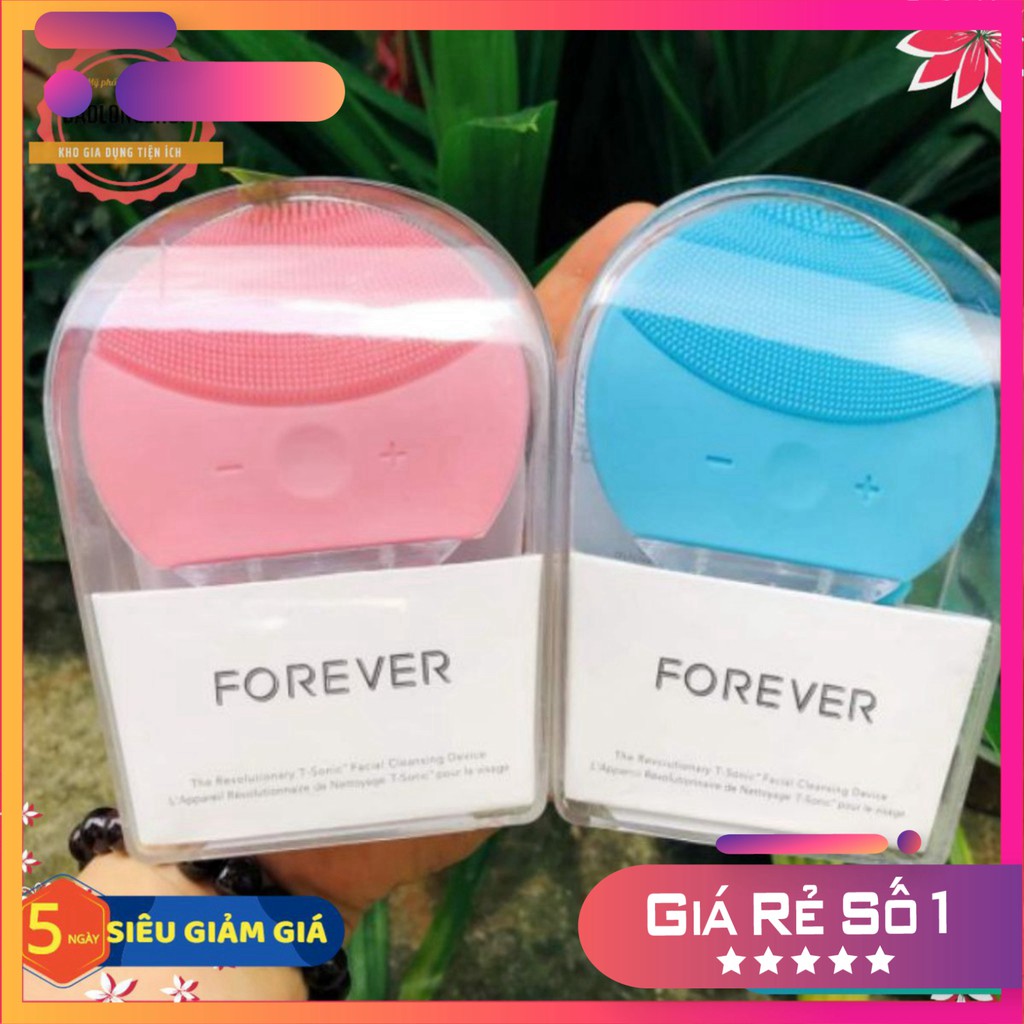 Máy Rửa Mặt Massage Forever Luna Mini - Chất Liệu Máy Là Silicone Chống Nước Nên Lau Rửa Thoải Mái.