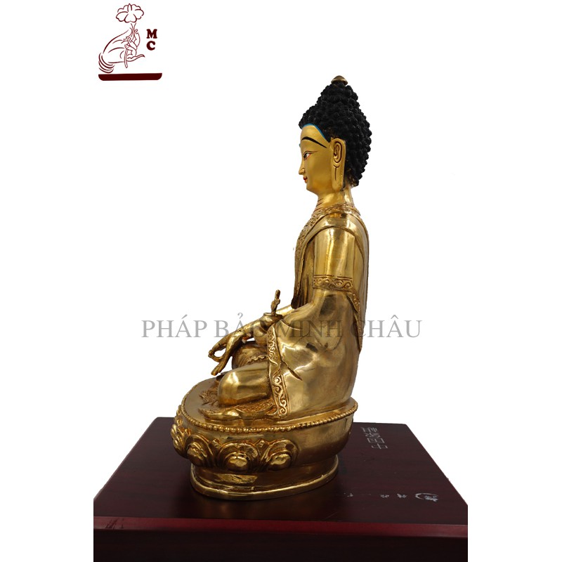 [PHÁP BẢO MINH CHÂU] Tượng Dược Sư Đồng Đài Loan 33cm -ĐẸP TINH XẢO