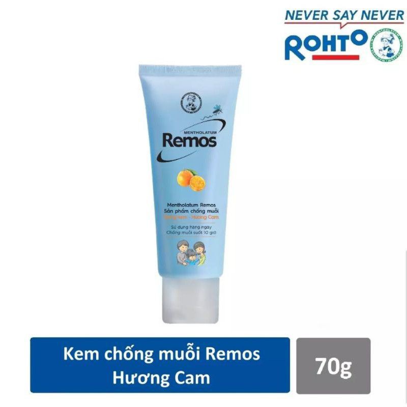 Kem Chống Muỗi Mentholatum Remos.Dùng An Toàn Cho Bé Từ Sơ Sinh