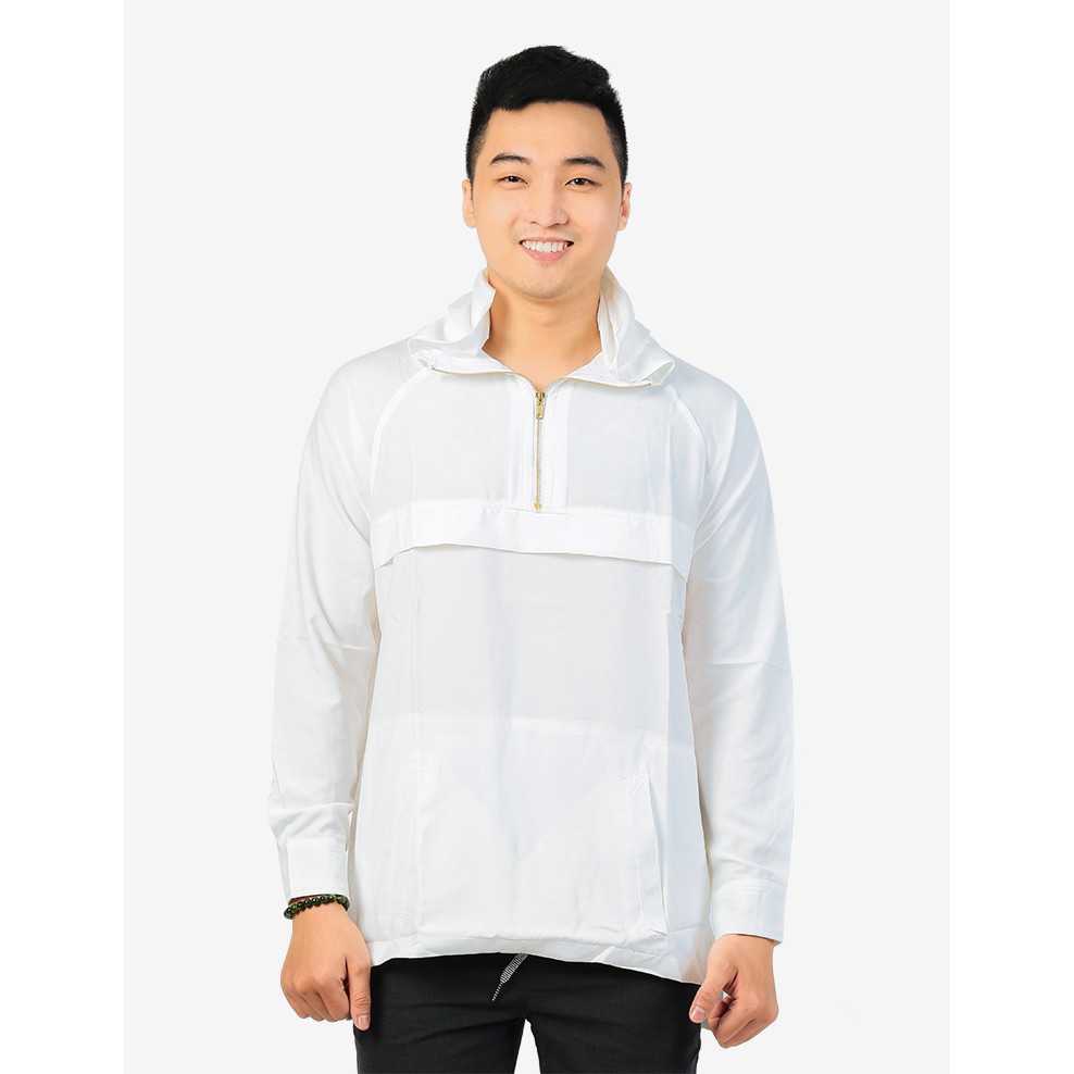 SP ÁO SƠ MI HOODIE  AHD01 (TRẮNG)