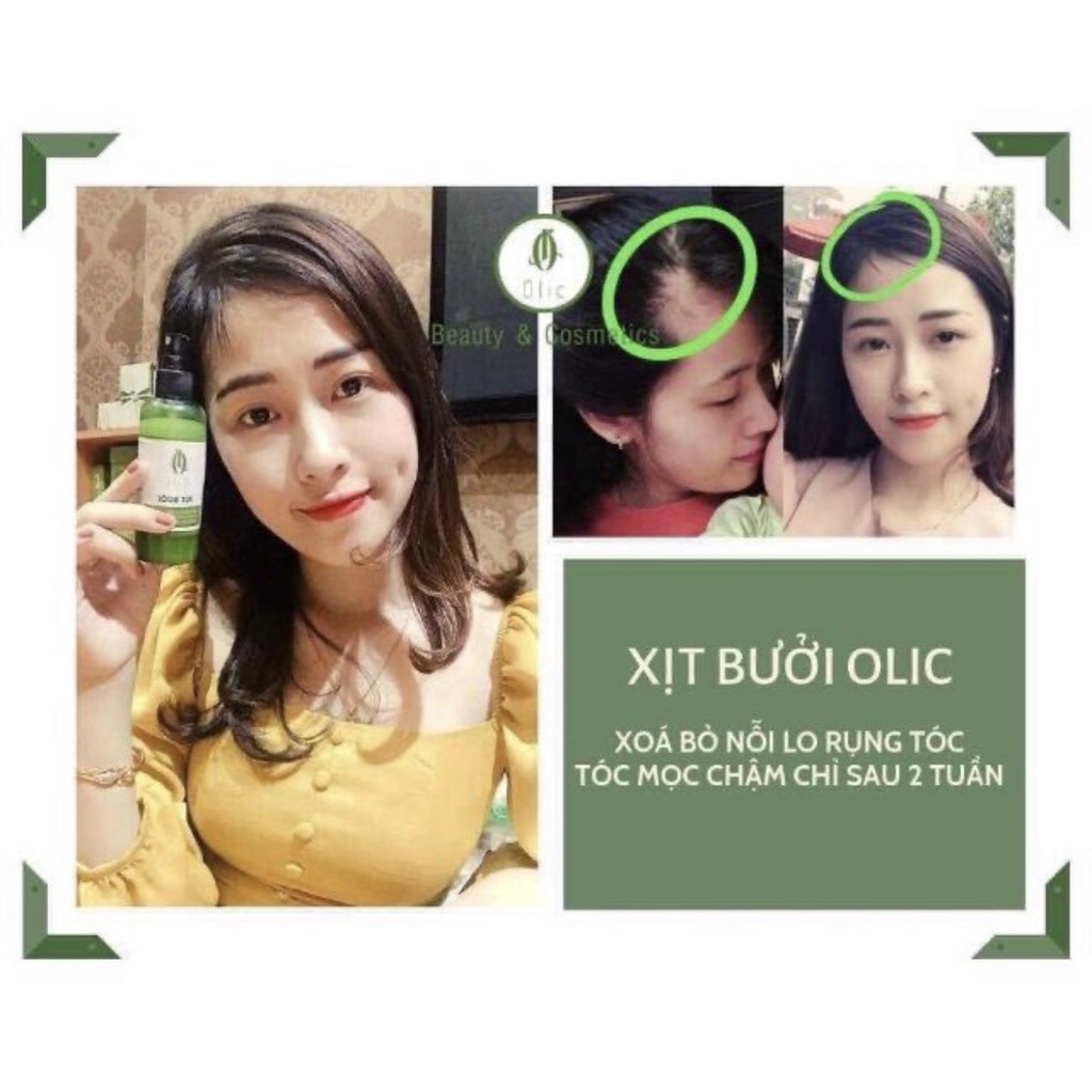 Xịt Bưởi Olic Chính Hãng Kích Thích Mọc Tóc Nhanh 100ml