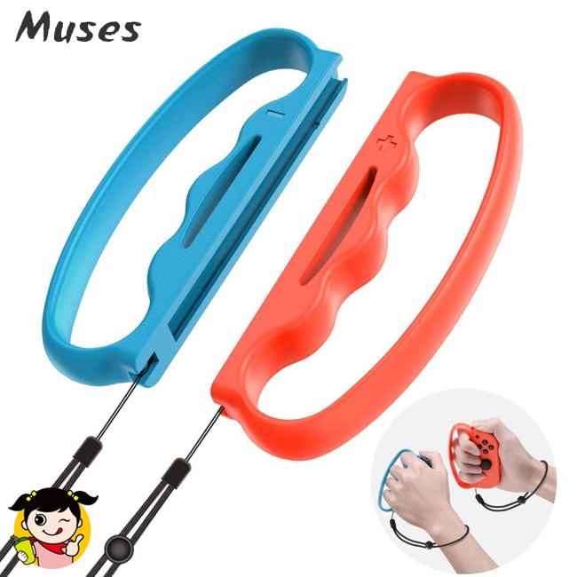 ready stock 1 Pair Wrist Strap Hand Rope Lanyard for Nintend Switch Joy-con Fitness Boxing Game Assit Tool Grip Handle