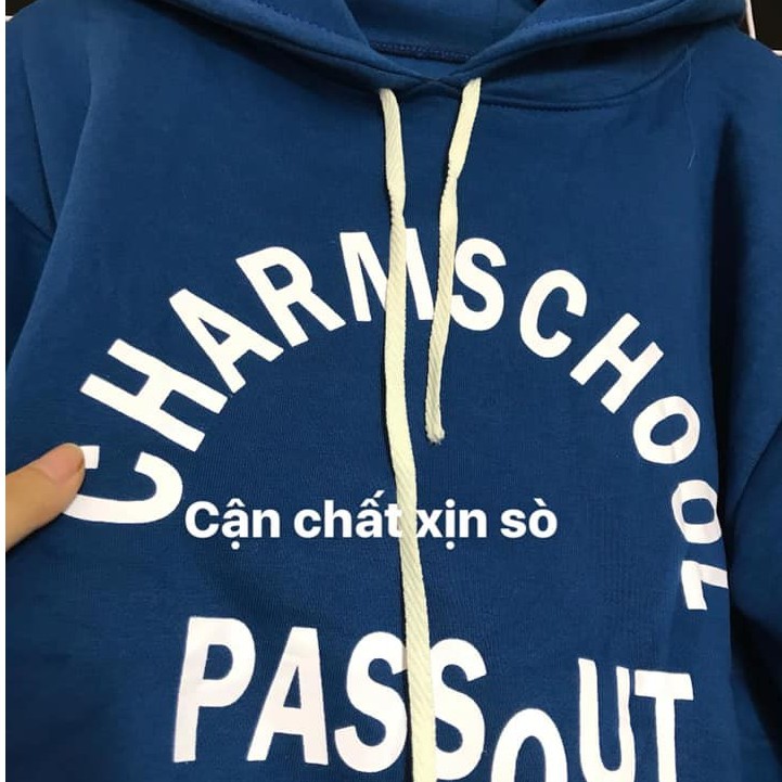 [XẢ KHO] Áo Hoodie In Chữ CharmSchool - Titto Closet