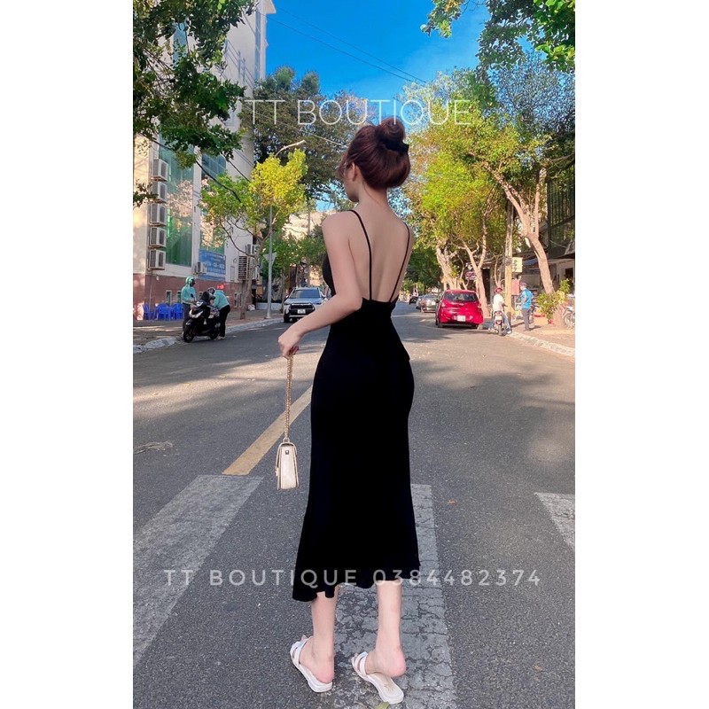 🌹Đầm maxi thun 2 dây nữ