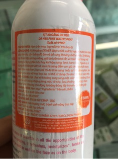 [HÀNG CÔNG TY] XỊT KHOÁNG DR HER