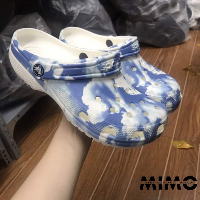 Dép sục classic VN xuất xịn loang xanh da trời cá tính cho nam nữ, tặng 10 jibit