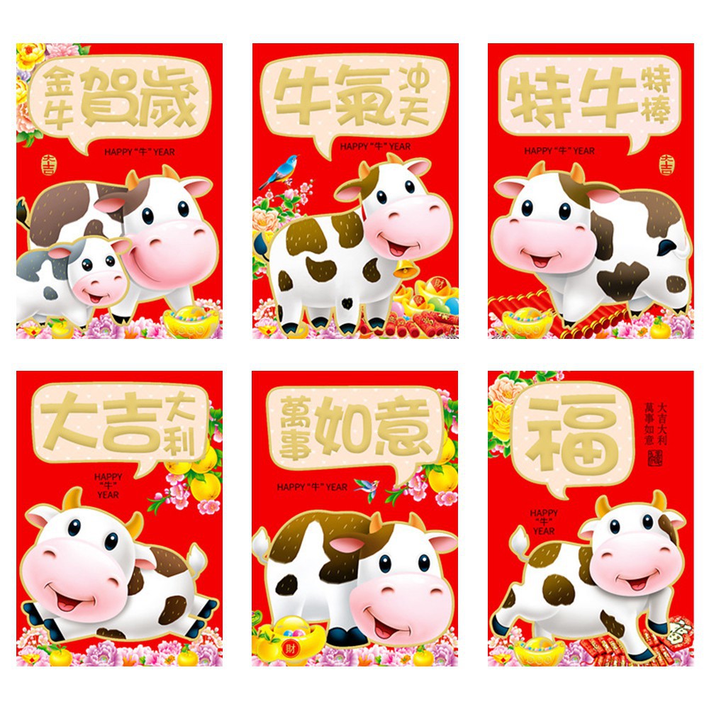 6 Bao Lì Xì Màu Đỏ Bỏ Túi 2021 Cho Lễ Hội Mùa Xuân