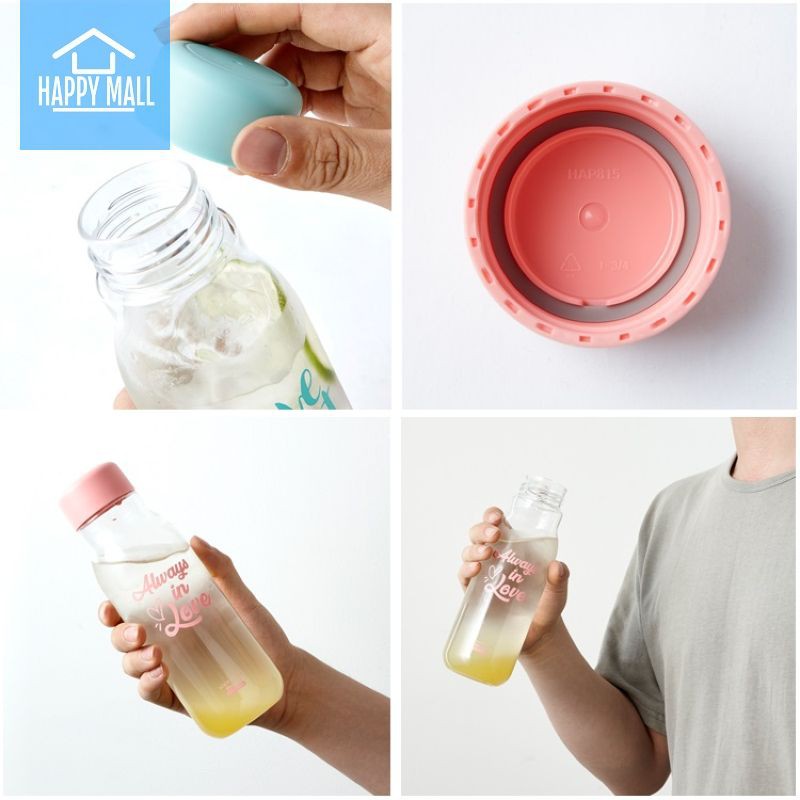 Bình nước Lock&Lock Milky. dung tích 500ml nhựa PET BPA Free HAP6544