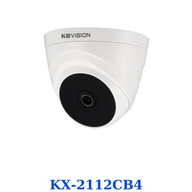 Camera Kbvision Dome KX-A2112C4 2.0MP góc rộng, hình ảnh sắc nét phù hợp với đầu ghi 1080P