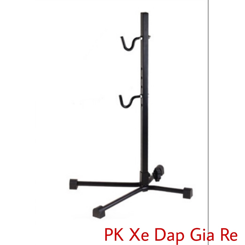 Giá dựng xe đạp 2 móc, Giá treo xe đạp 2 móc điều chỉnh được - PK Xe Dap Gia Re
