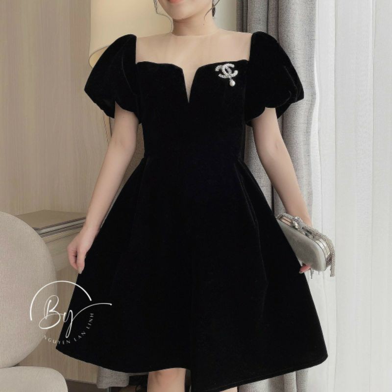Đầm nhung bigsize 55 đến 90 ký | BigBuy360 - bigbuy360.vn