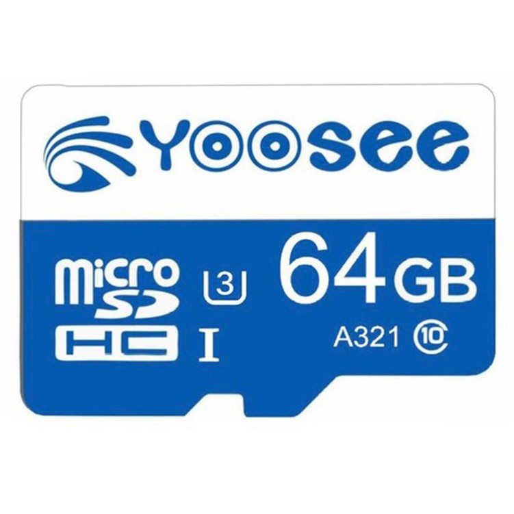 Thẻ nhớ 64GB Yoosee tốc độ cao - Thẻ nhớ chuyên dụng cho Camera IP wifi | BH 12 tháng | BigBuy360 - bigbuy360.vn