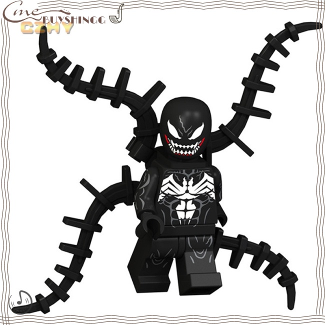 Mô Hình Đồ Chơi Lego Nhân Vật Deadpool / Batman Màu Hồng Có Nhạc