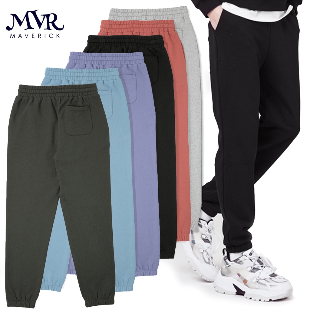 Quần Jogger Thun Nam Unisex Bo Chun Dáng Thể Thao suông nam nữ nỉ cao cấp da cá dầy dặn Chính Hãng MVR&amp;AKI Localbrand