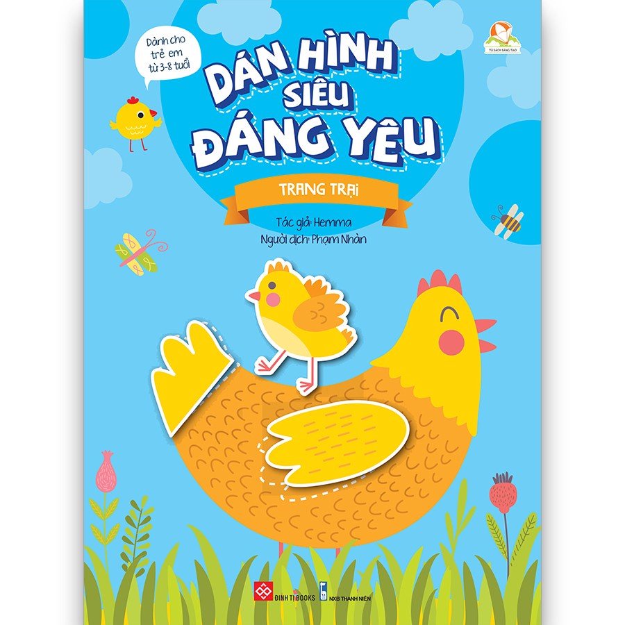 SÁCH - Dán hình siêu đáng yêu - Trang trại