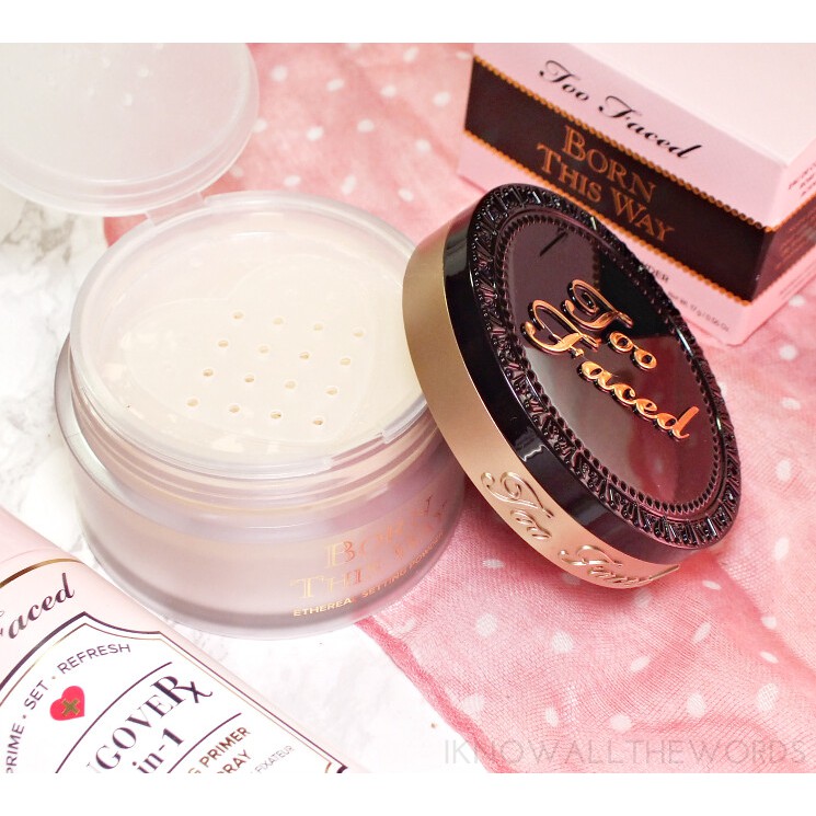 Phấn phủ bột kiềm dầu Too Faced Born This Way Setting Powder - Fullsize