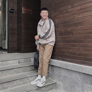 QUẦN BASIC PANTS KAKI màu CÀ PHÊ UNISEX 1hitshop