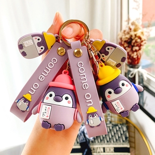 Móc khóa hình chim cánh cụt đáng yêu