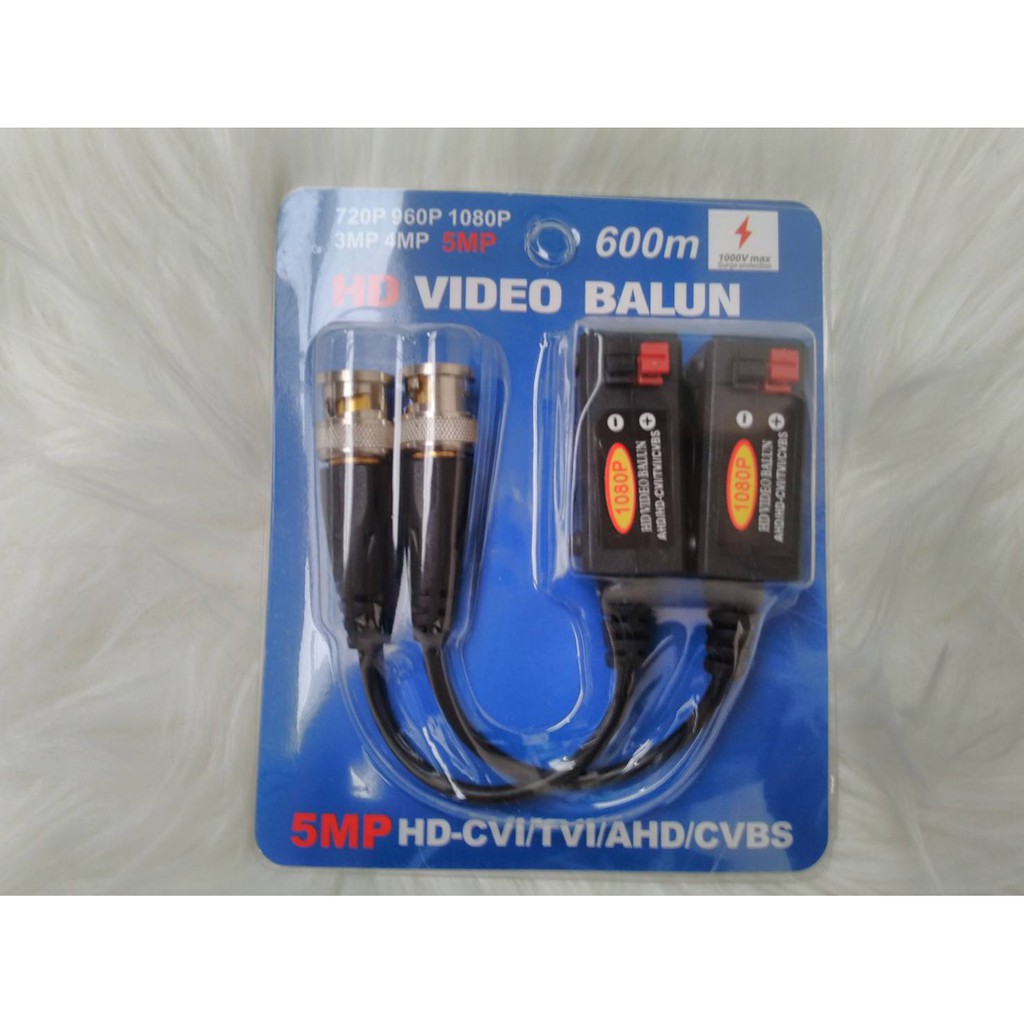 Balun bấm 5MP đỏ đen( loại tốt ) chuyên dùng cho camera giá rẻ | BigBuy360 - bigbuy360.vn