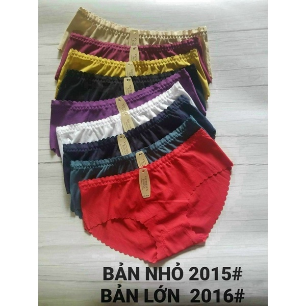 Q2015♥️ Quần Lót Nữ ♥️ Combo 5 Quần Lót Su Trơn Không Đường May