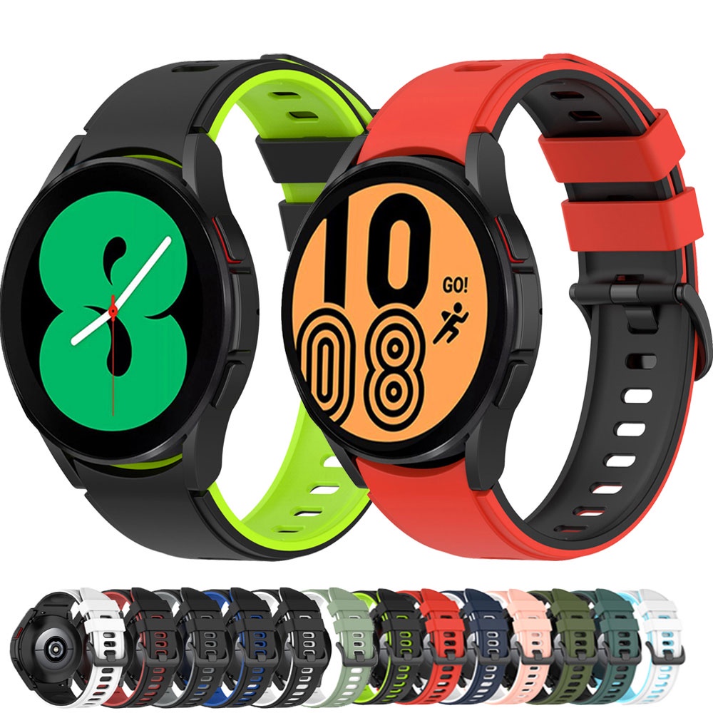 Dây Đeo Silicone Mềm Không Khoảng Cách 42mm/46mm Cho Đồng Hồ Thông Minh Samsung Galaxy Watch 4 40/44mm