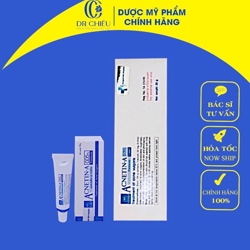 [30g -10g]Acnetin A (TRETINOIN 0.05-0.025) CREAM - KEM GIẢM MỤN TRẺ HOÁ DA | BigBuy360 - bigbuy360.vn