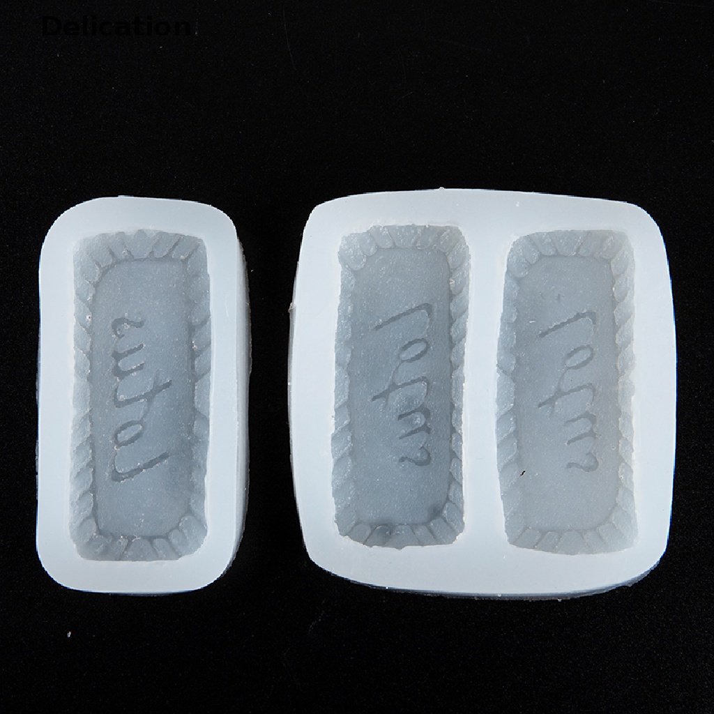 Khuôn silicone tạo hình làm nến hình bánh quy tiện dụng cho nhà bếp