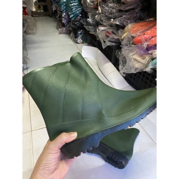 Ủng ngắn Việt Thắng màu lính nam nữ