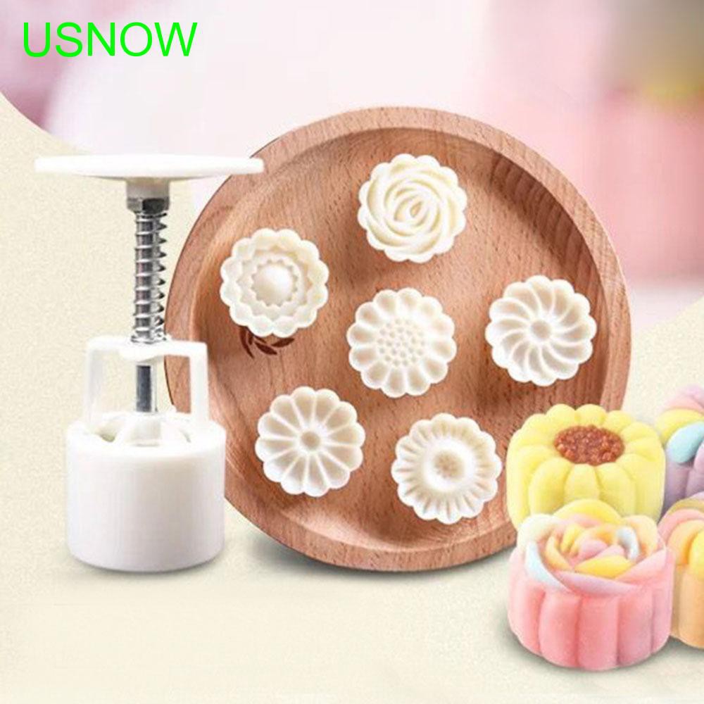 Set khuôn ép nhiều hoa văn hỗ trợ làm bánh tiện dụng