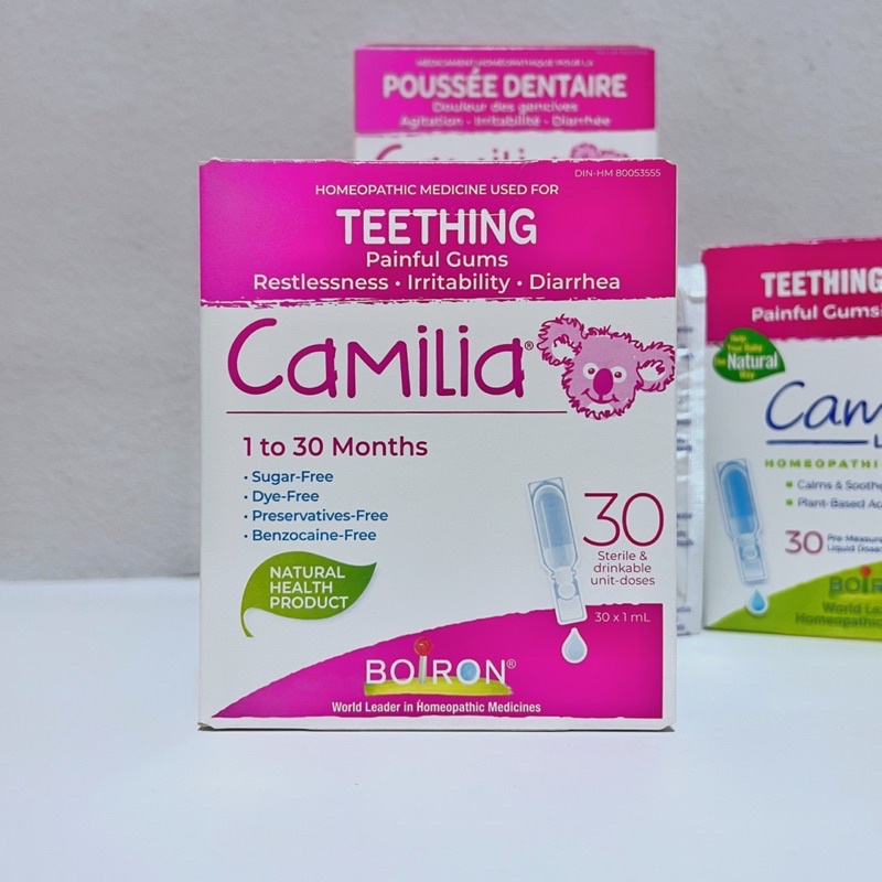 Muối uống cho bé mọc răng Camilia Canada