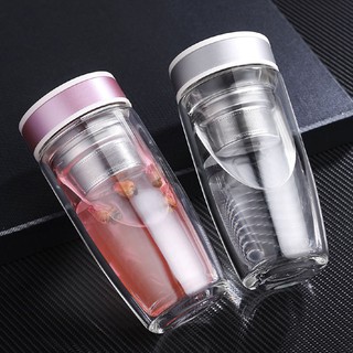 ✿♠Bình nước thuỷ tinh có bộ lọc trà