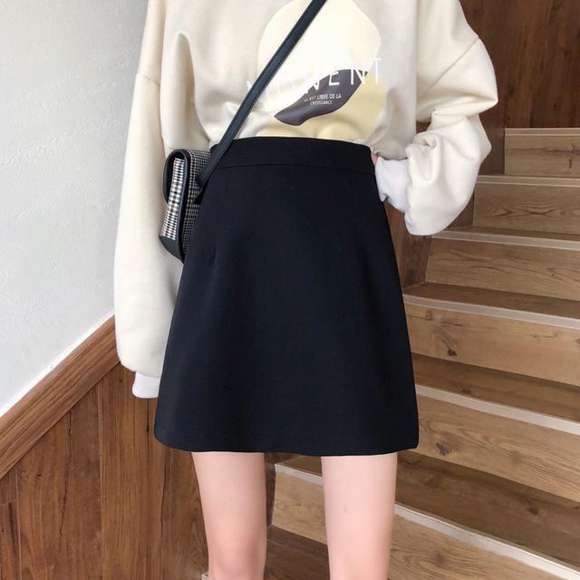 [In stock] black dress / half-length / high-waisted skirt / full skirt / full-body skirt / full-length skirt / short skirt / mini skirt