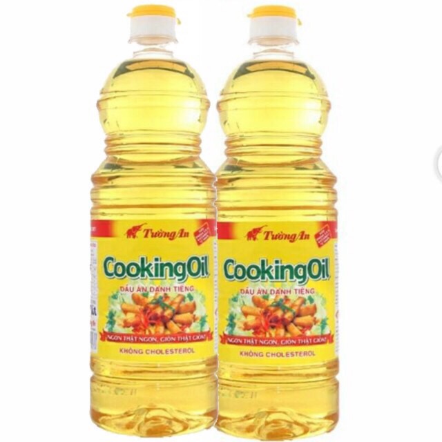 Dầu thực vật Tường An Cooking oil chai 1 lít | WebRaoVat - webraovat.net.vn