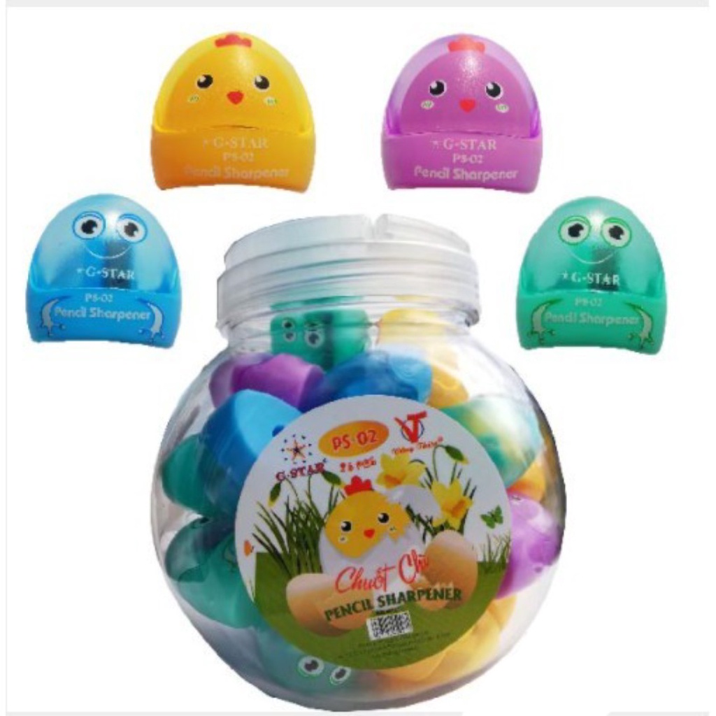 Combo 2 chiếc Gọt Bút Chì Gstar PS02 Hình Con Gà