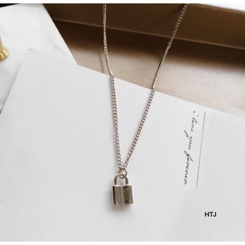 [ bạc chuẩn rẻ]dây khoá bạc mini- thiết kế xinh xắn đáng yêu khiến nàng nào cũng đắm đuối