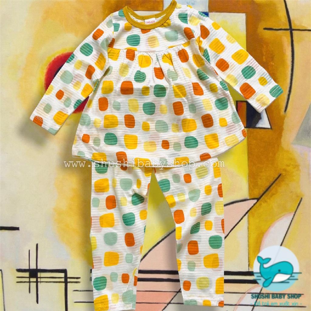 [Có sẵn] [FreeShip] [Ảnh thật] [Giá hủy diệt] Bộ Dài Tay Bé Gái Xuất Dư Gym's Kids Bèo Mặc Nhà Cực Xinh
