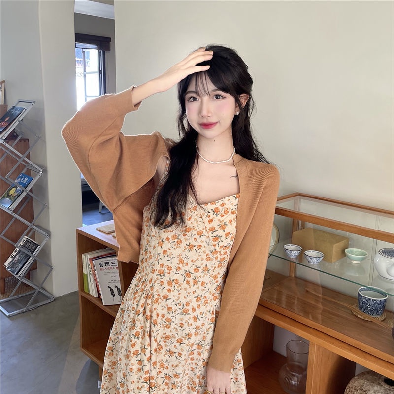 Đầm Hai Dây Dáng Chữ A Họa Tiết Hoa Thời Trang Mới 2022 Cho Nữ JL-LYQ-27